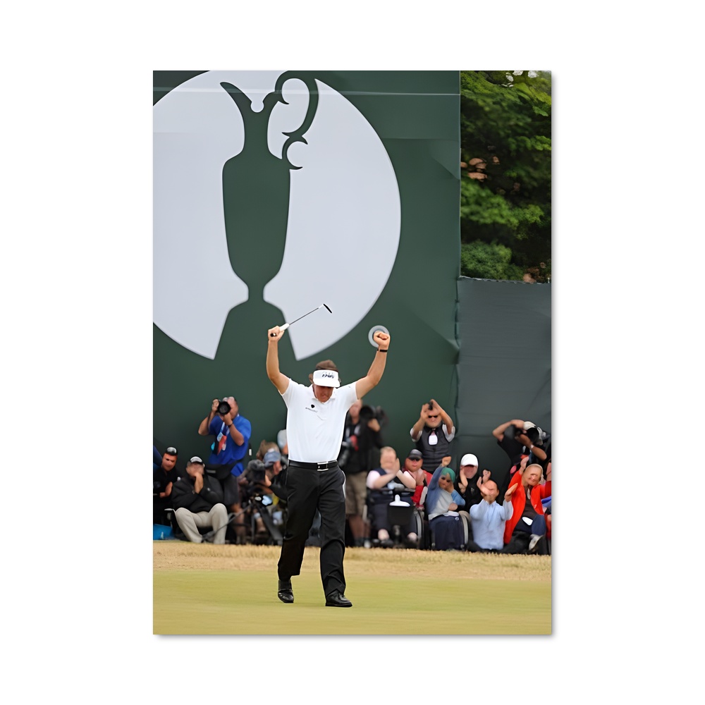 Poster Phil mickelson ème – affiche Golf